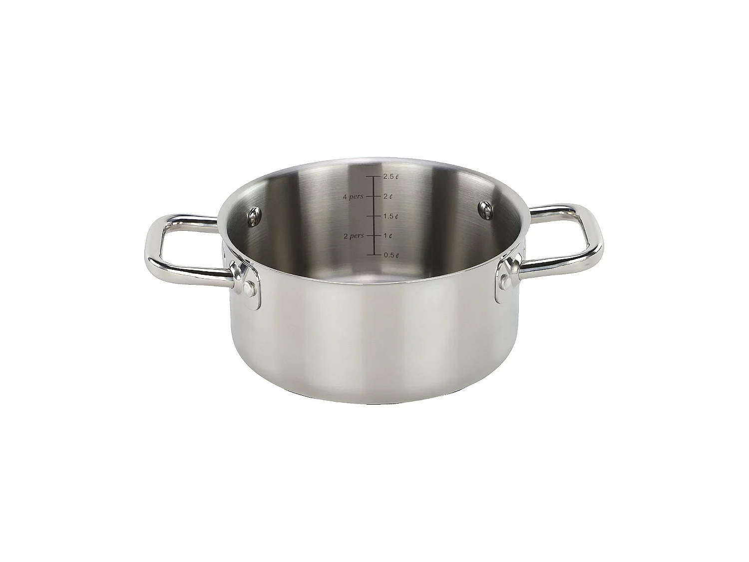 Habitat - Faitout en acier inoxydable tous feux - 20 cm  - Epure