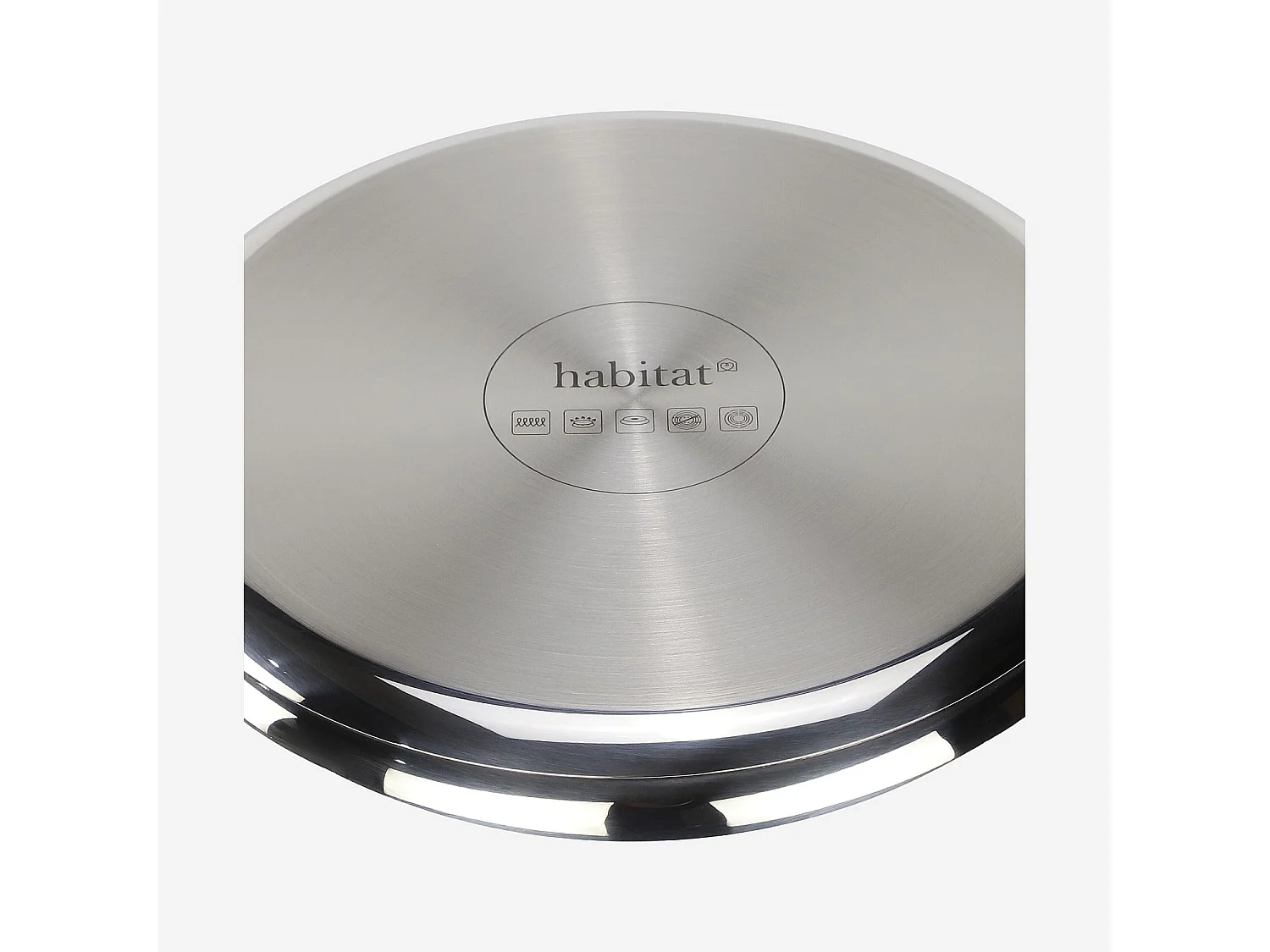 Faitout en acier inoxydable tous feux - 28 cm