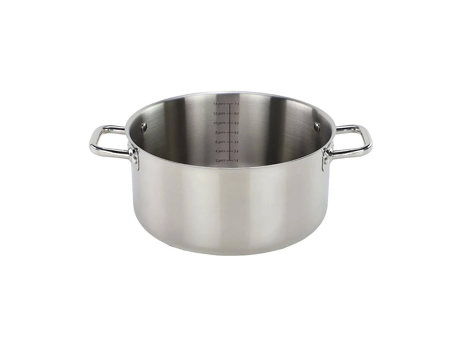 Habitat -  Faitout en acier inoxydable tous feux - 28 cm   - Epure