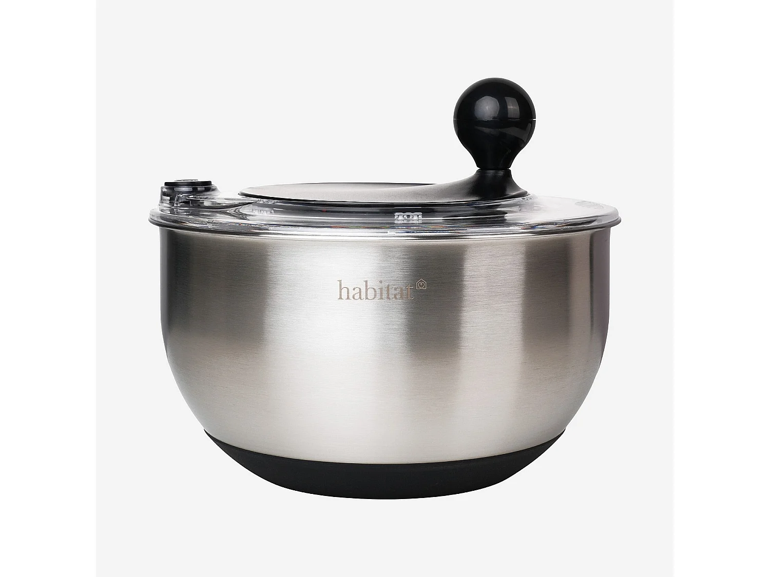 Essoreuse à salade 2 en 1 en inox - 24,5 cm