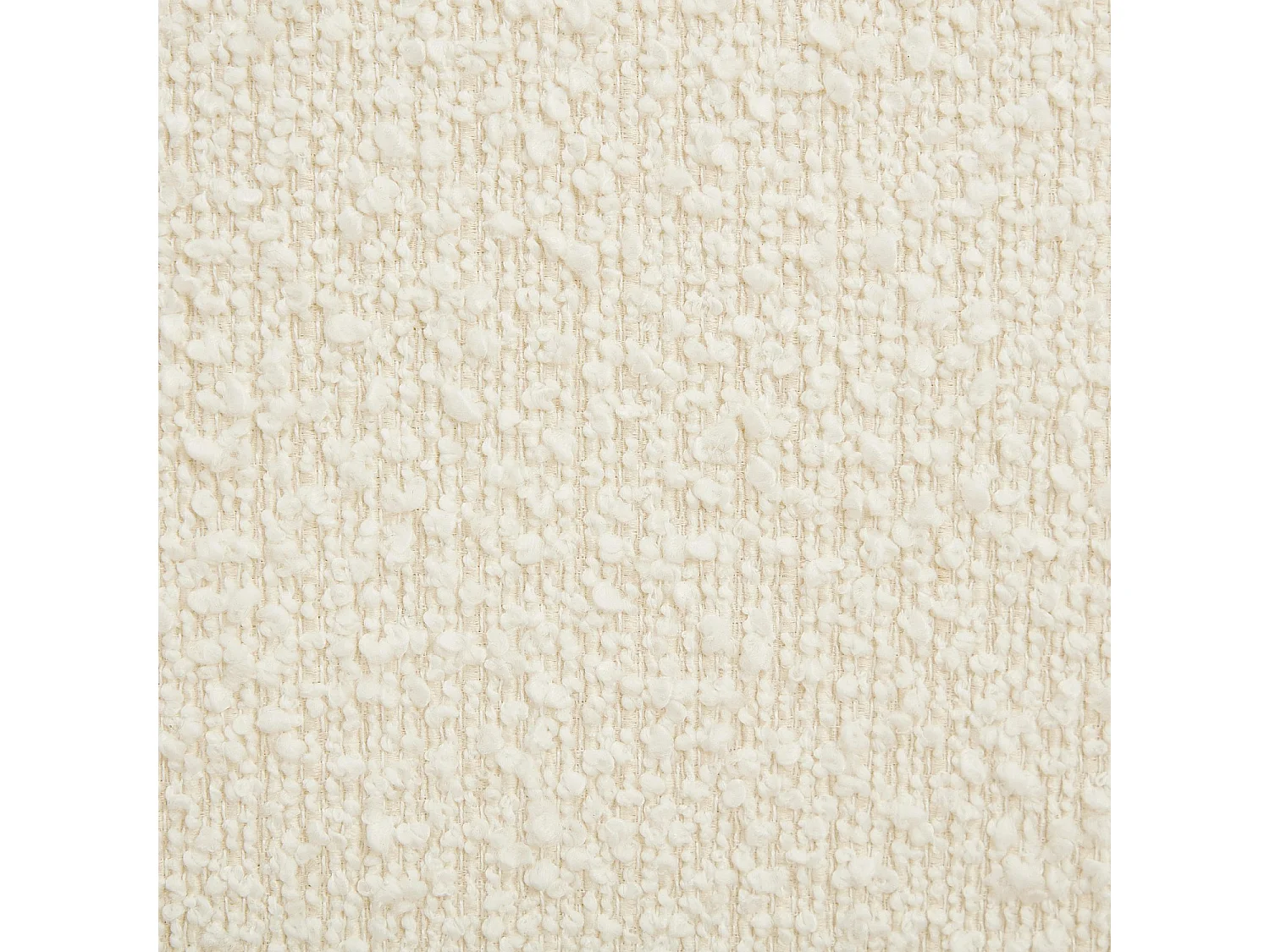 Habitat - Lit 160 x 200 cm en tissu bouclette - Écru - Olbia