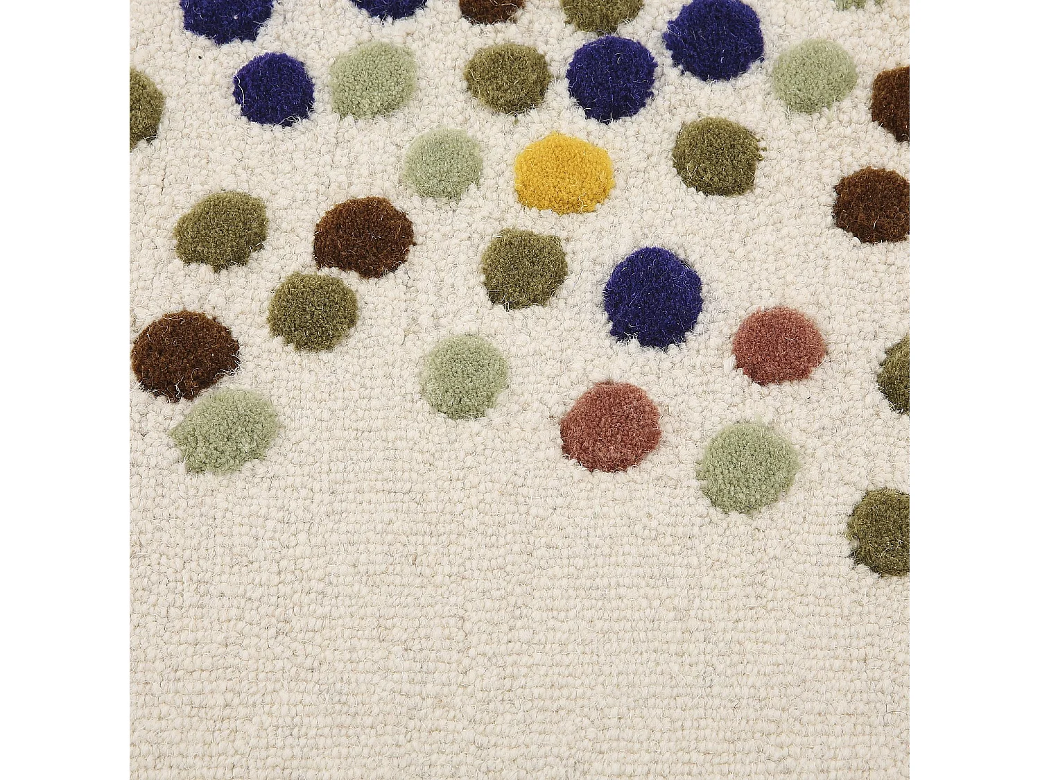 Habitat - Tapis tufté en laine - 170 x 240 cm - Beige et multicolore - Design by Floriane Jacques - Idylle