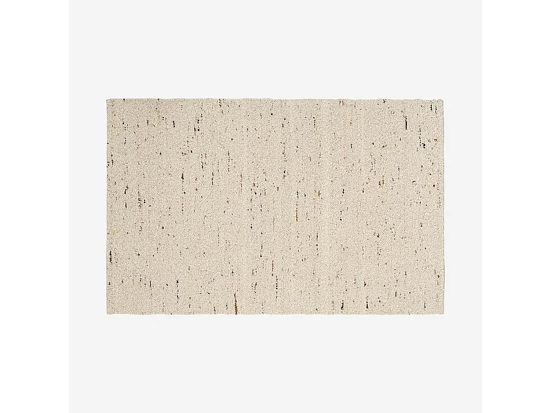 Habitat - Tapis tissé en laine - 160 x 230 cm - Beige - Benoite