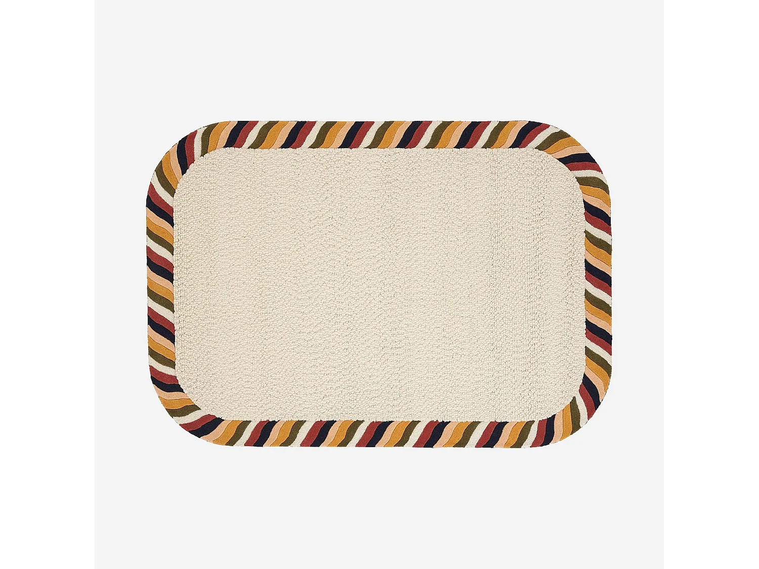 Habitat - Tapis tufté en laine - 160 x 230 cm  - Ecru - Design by Floriane Jacques - Castille