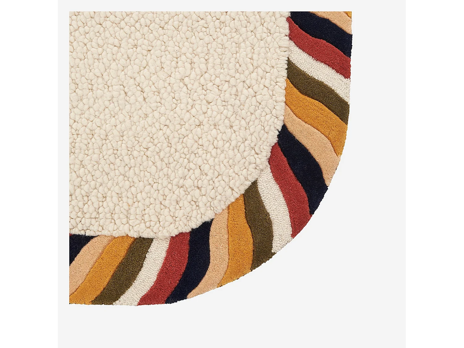 Habitat - Tapis tufté en laine - 160 x 230 cm  - Ecru - Design by Floriane Jacques - Castille