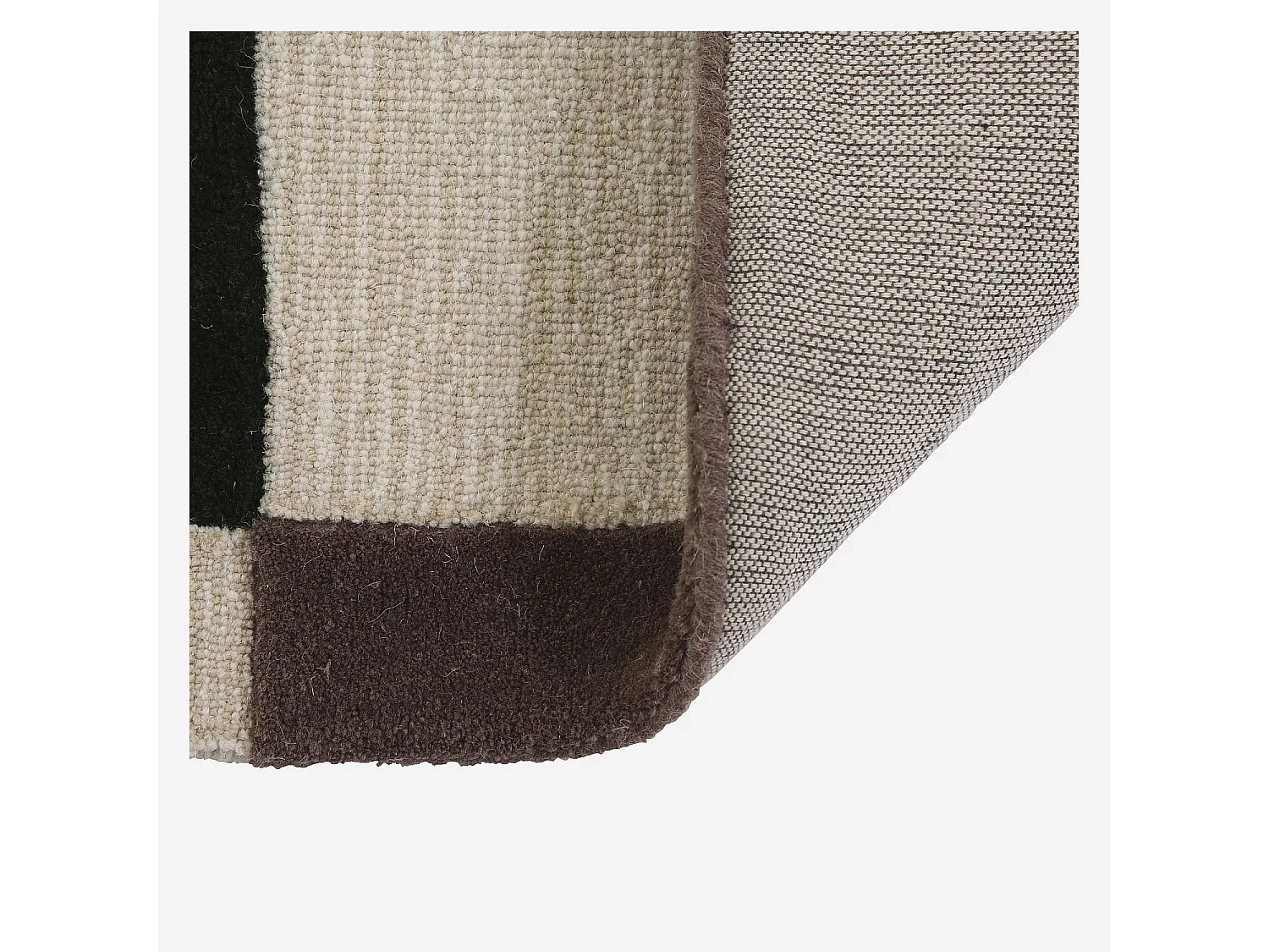 Habitat - Tapis tufté en laine - 170 x 240 cm - Vert forêt - Design by Floriane Jacques - Clyde