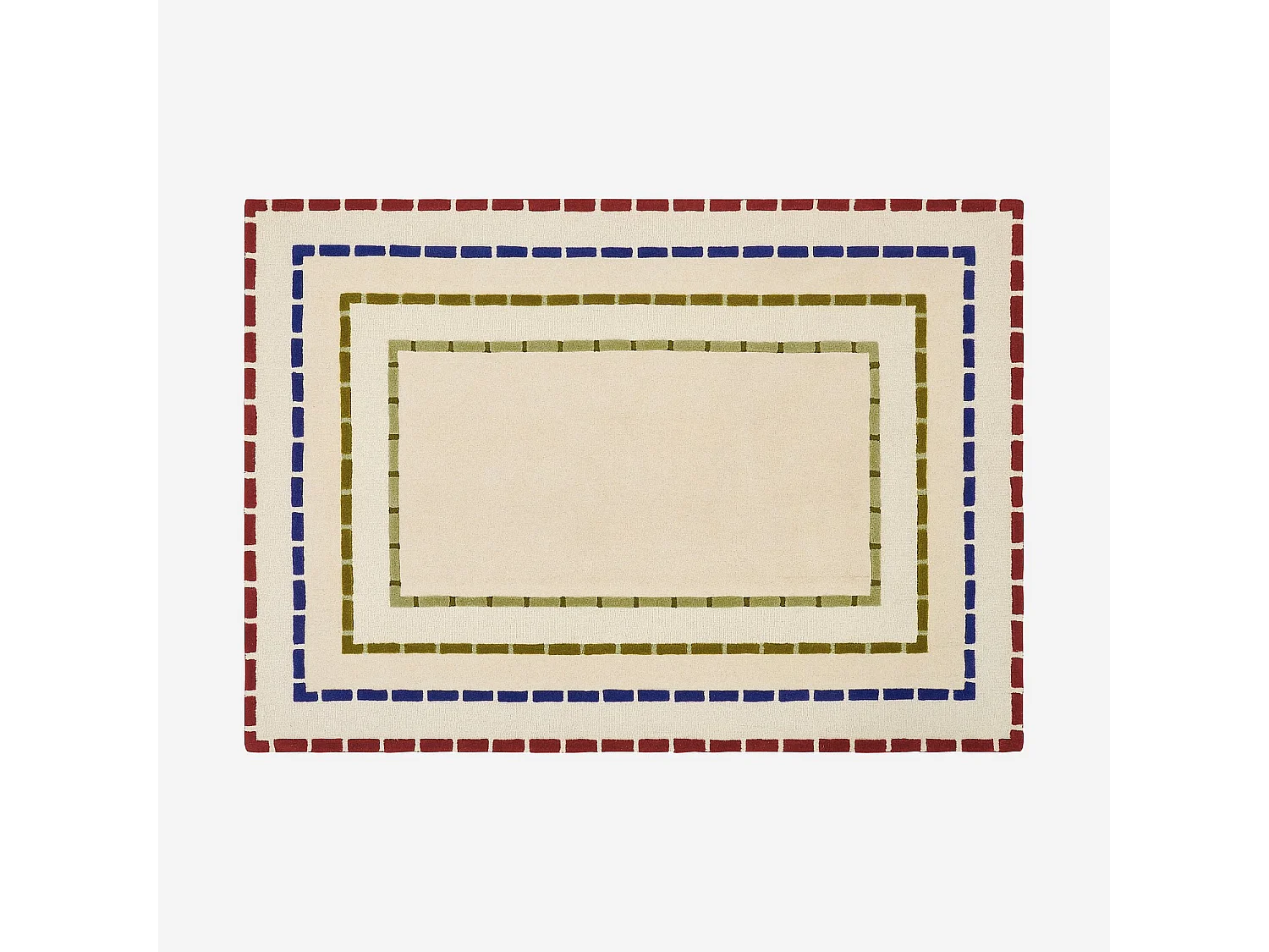 Habitat - Tapis tufté en laine - 170 x 240 cm - Ecru - Design by Floriane Jacques - Billie