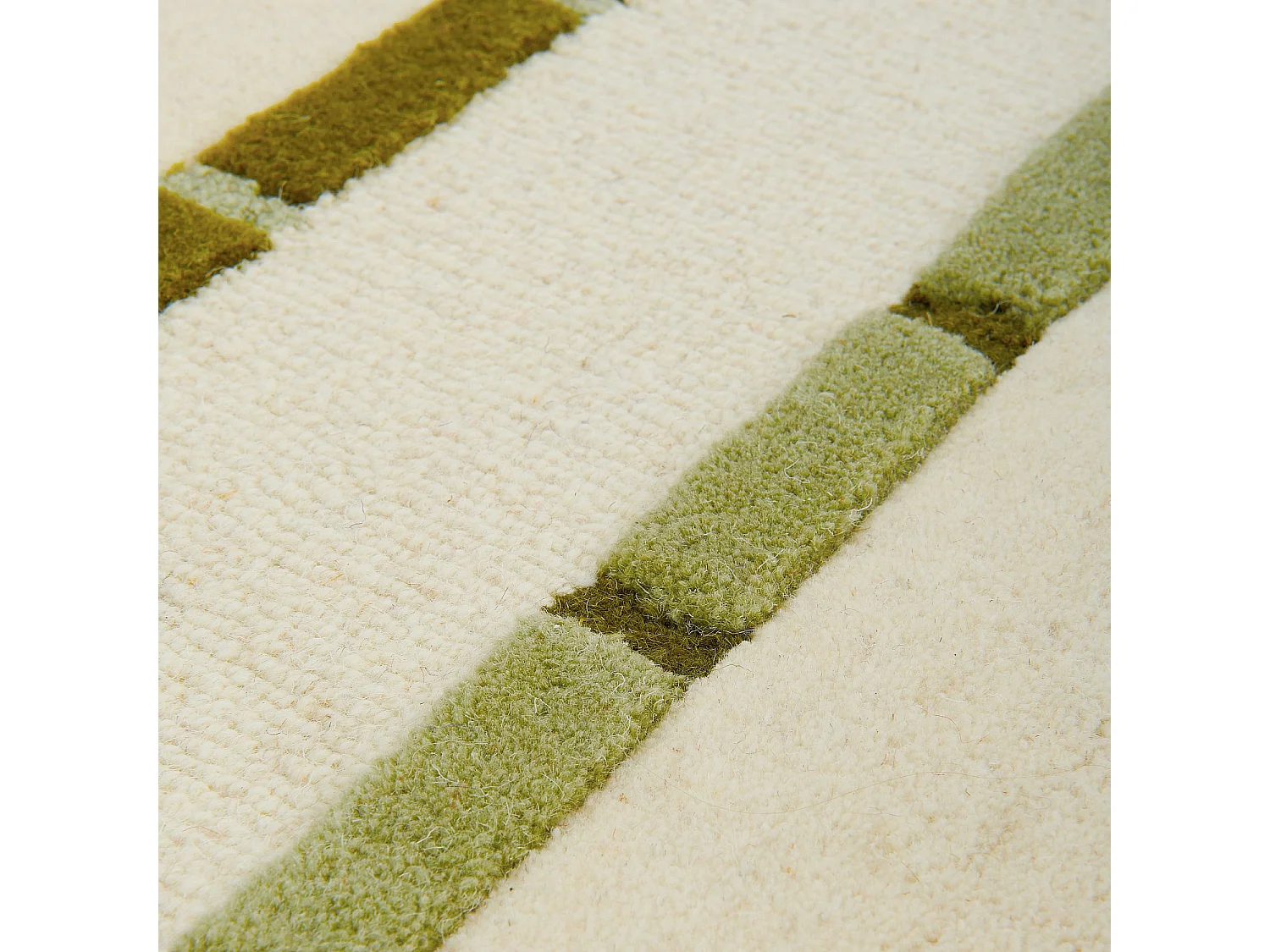 Habitat - Tapis tufté en laine - 170 x 240 cm - Ecru - Design by Floriane Jacques - Billie