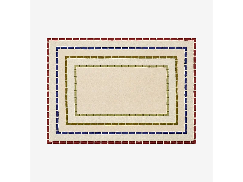 Habitat - Tapis tufté en laine - 170 x 240 cm - Ecru - Design by Floriane Jacques - Billie