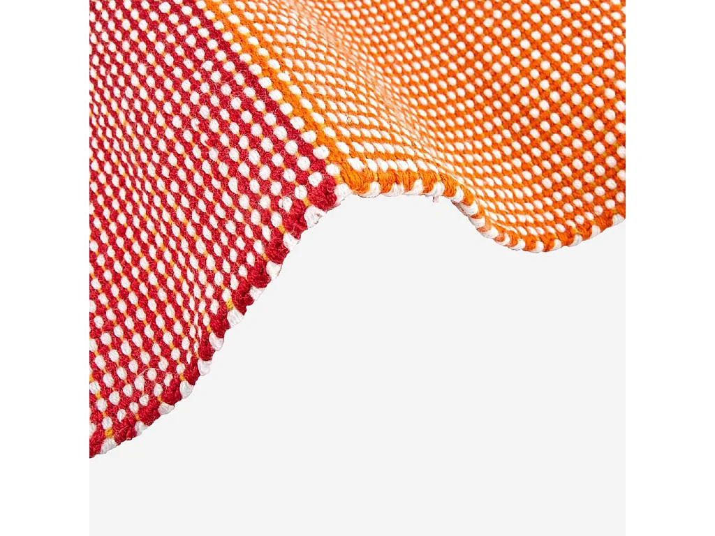 Habitat - Tapis tissé - 170 x 240 cm - Orange - Design by Floriane Jacques - Cybele
