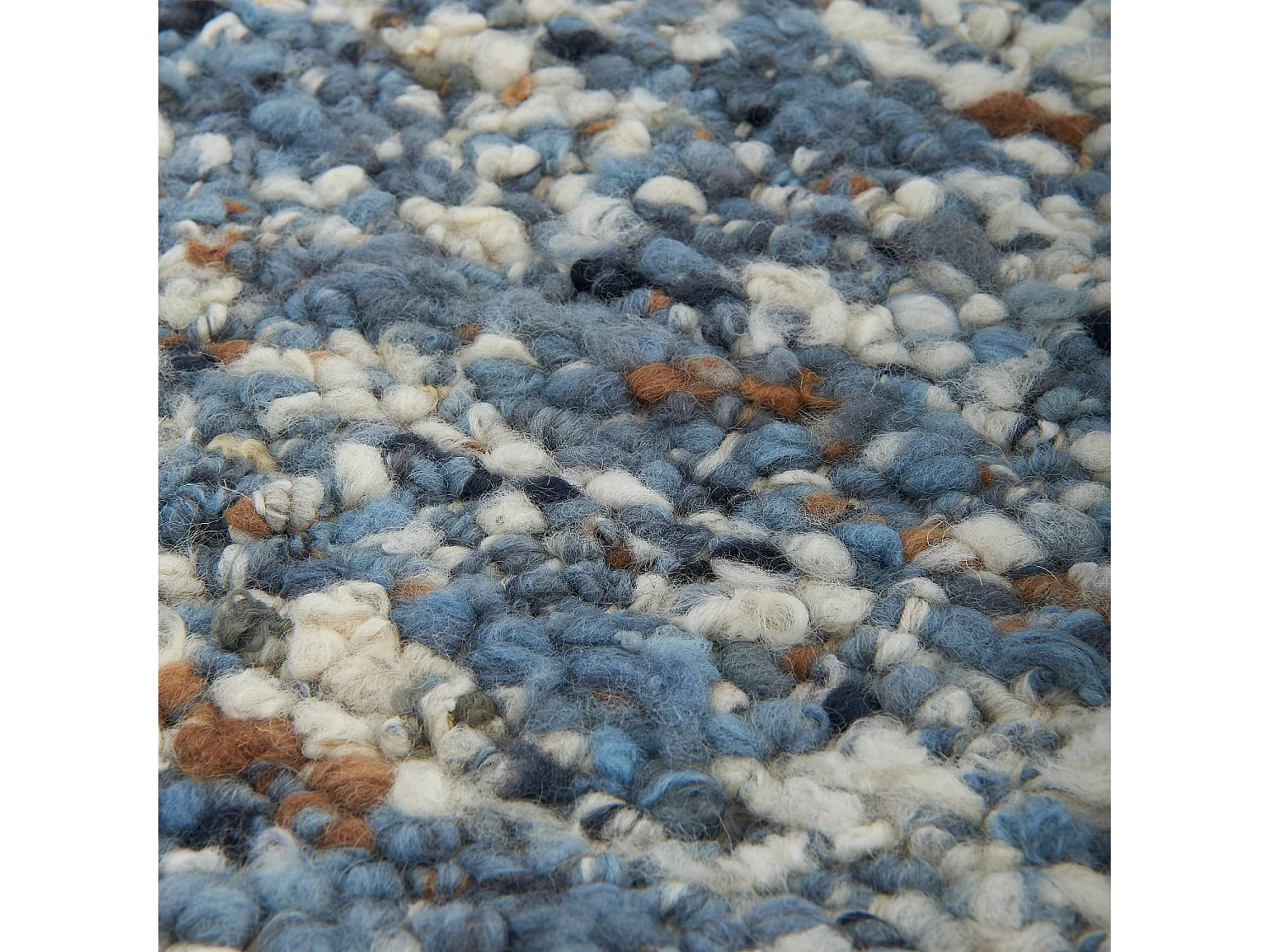 Habitat - Tapis tissé en laine - 160 x 230 cm  - Bleu - Benoite