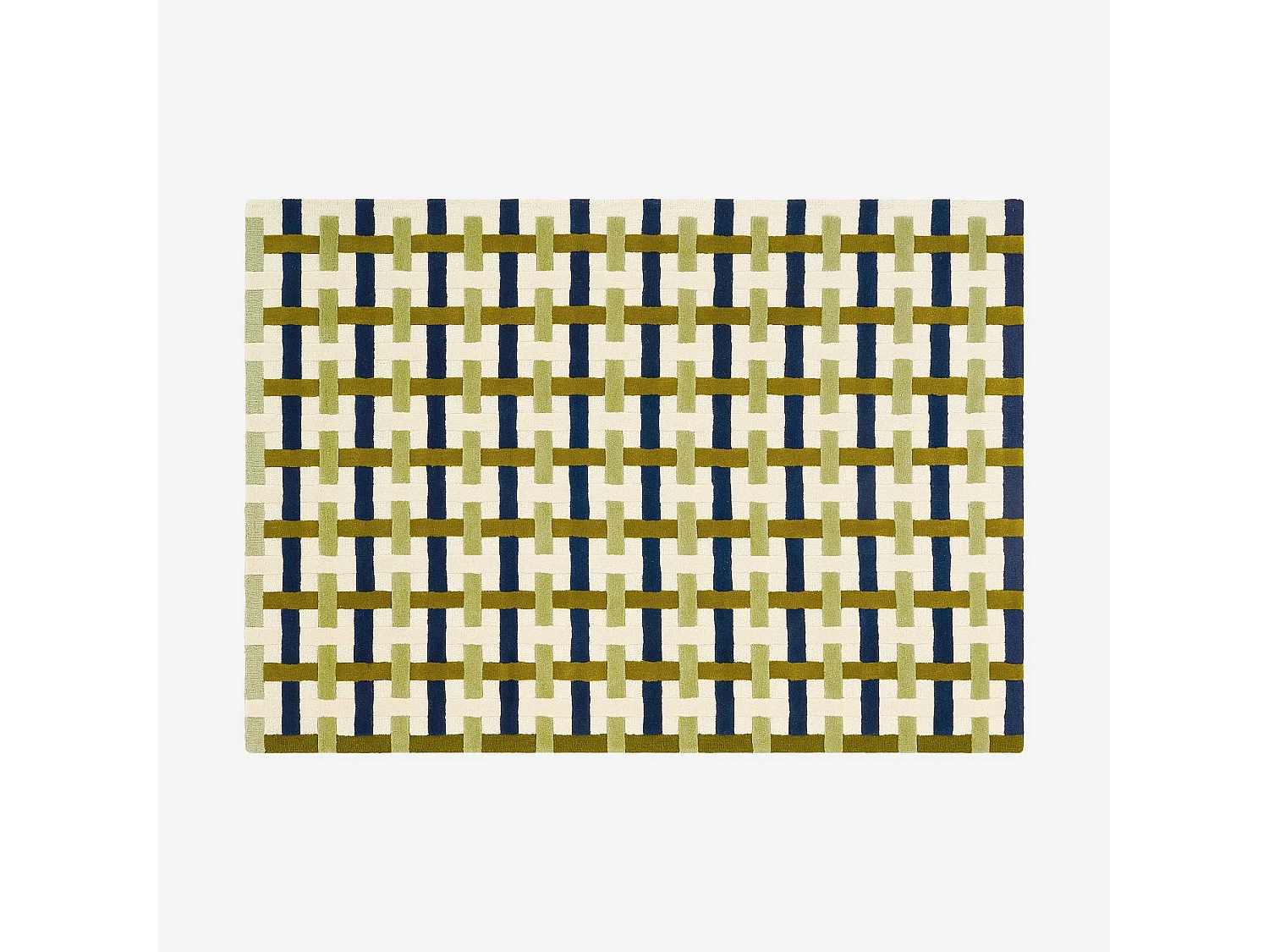 Habitat - Tapis tufté en laine - 170 x 240 cm - Vert - Design by Floriane Jacques - Bertin