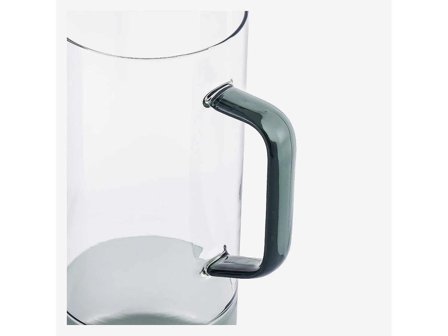 Carafe en verre - 1L - Gris