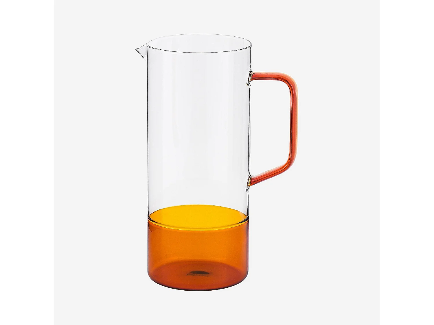 Carafe en verre - 1L - Orange