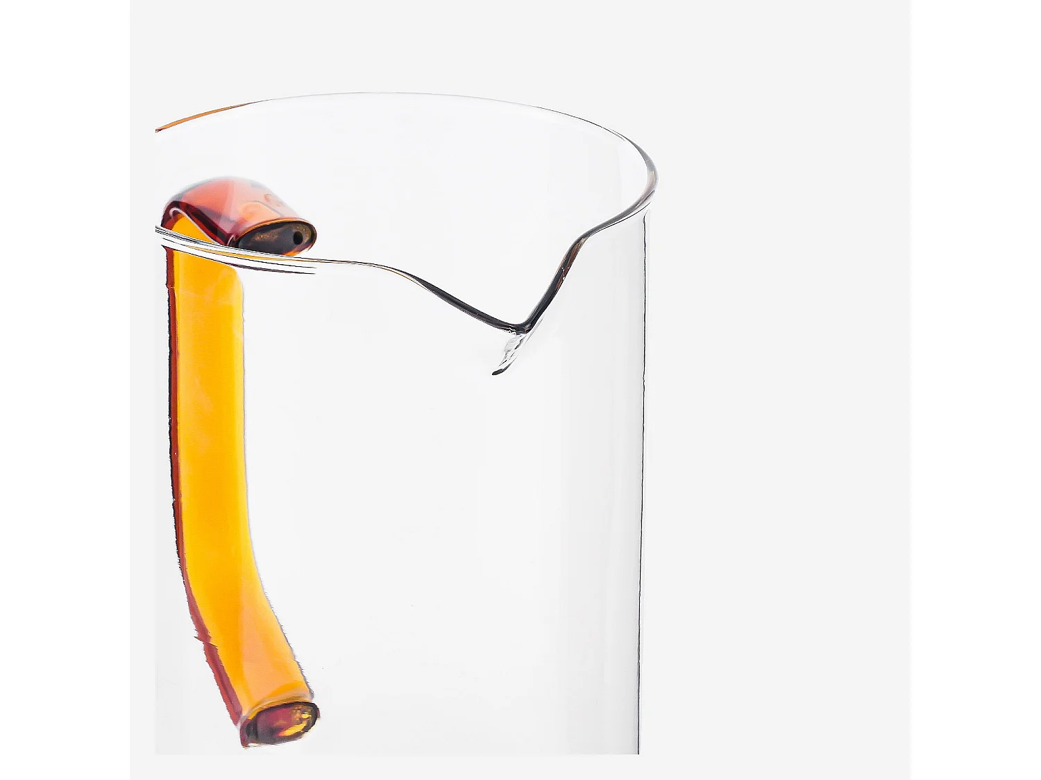 Carafe en verre - 1L - Orange