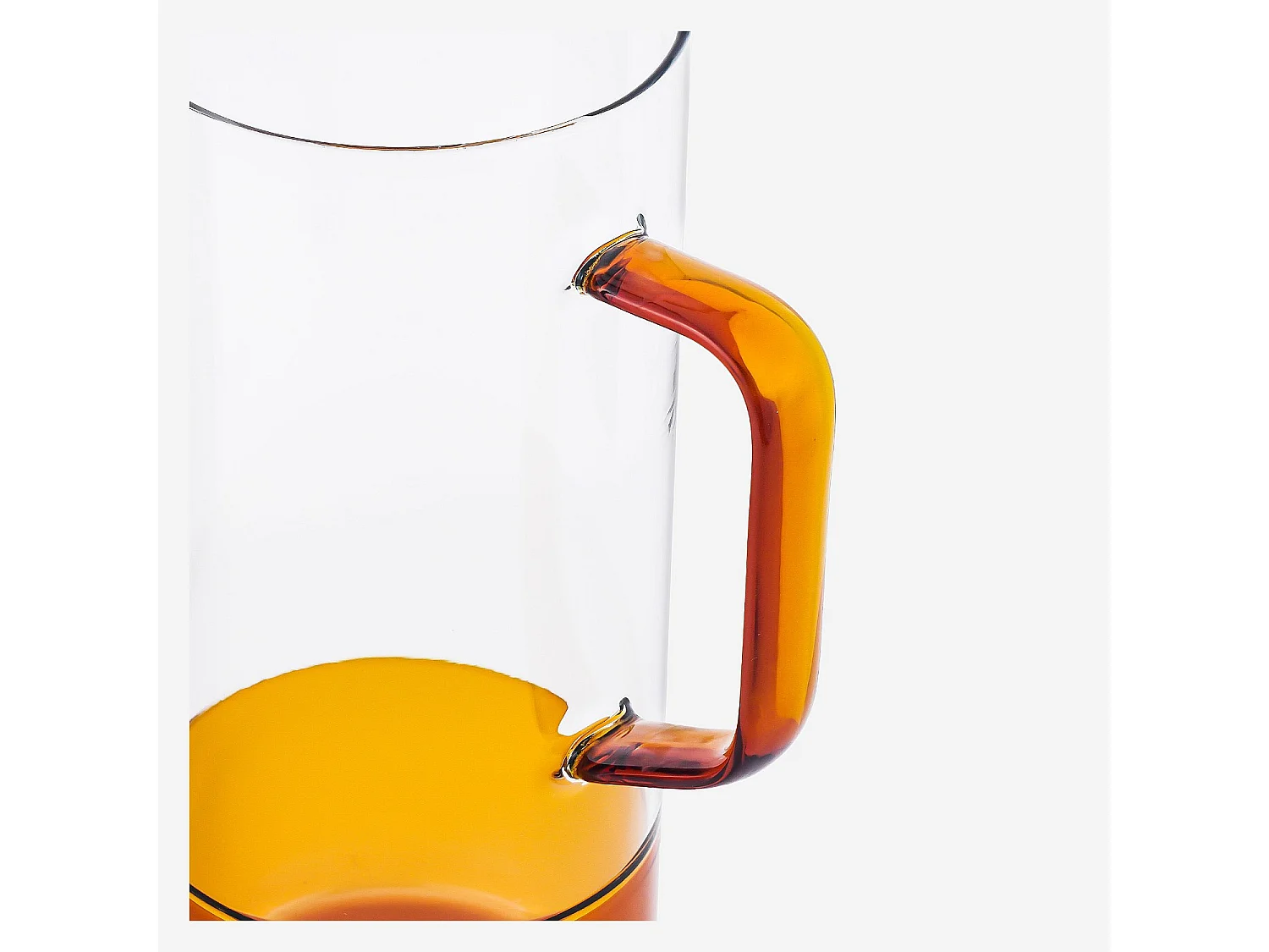 Carafe en verre - 1L - Orange
