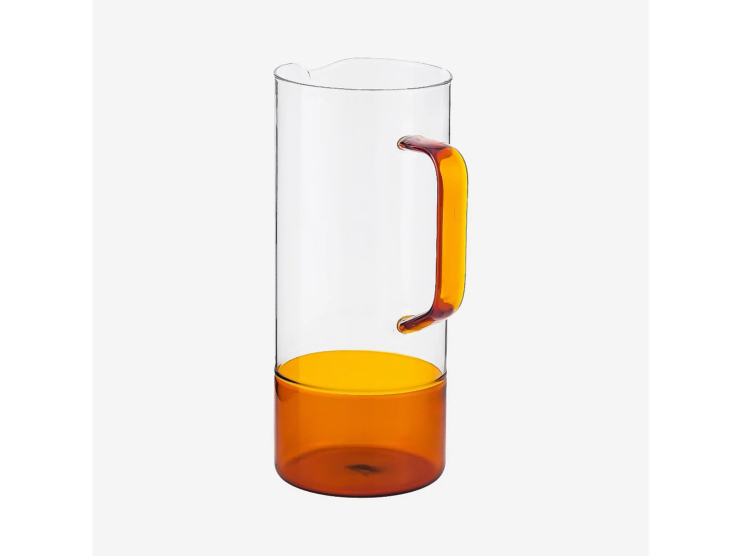 Carafe en verre - 1L - Orange