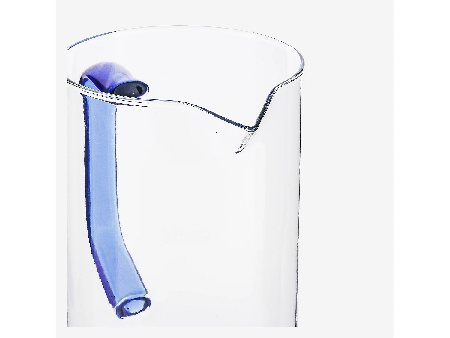 Carafe en verre - 1L  - Bleu
