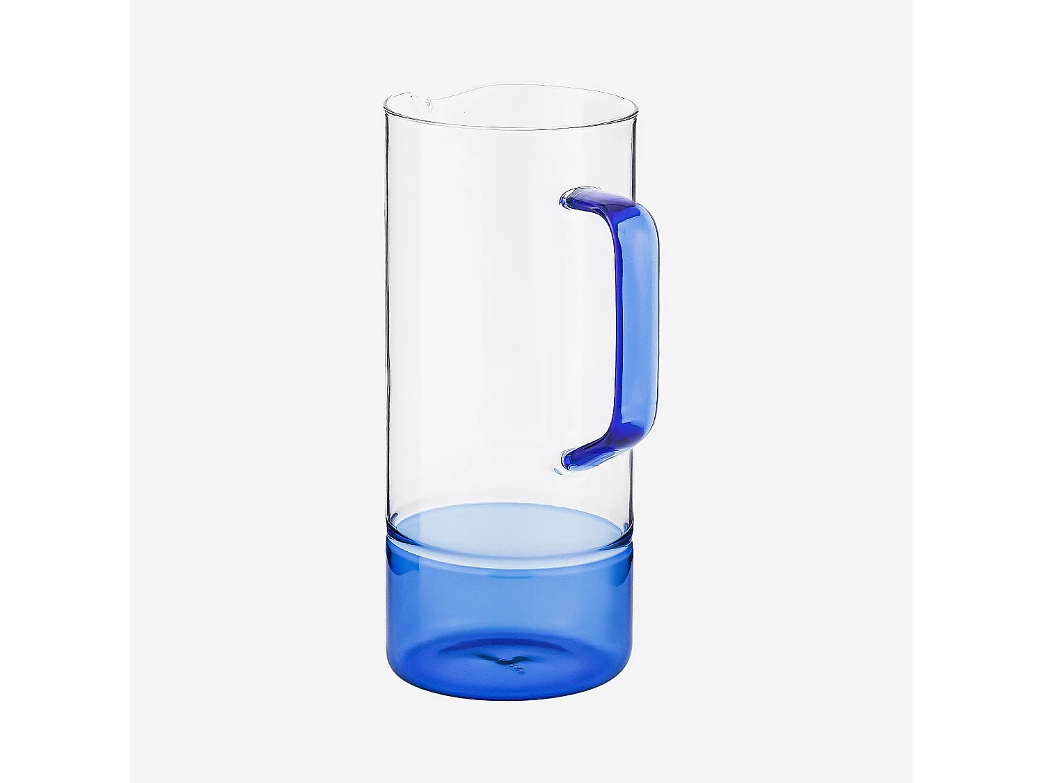 Carafe en verre - 1L  - Bleu