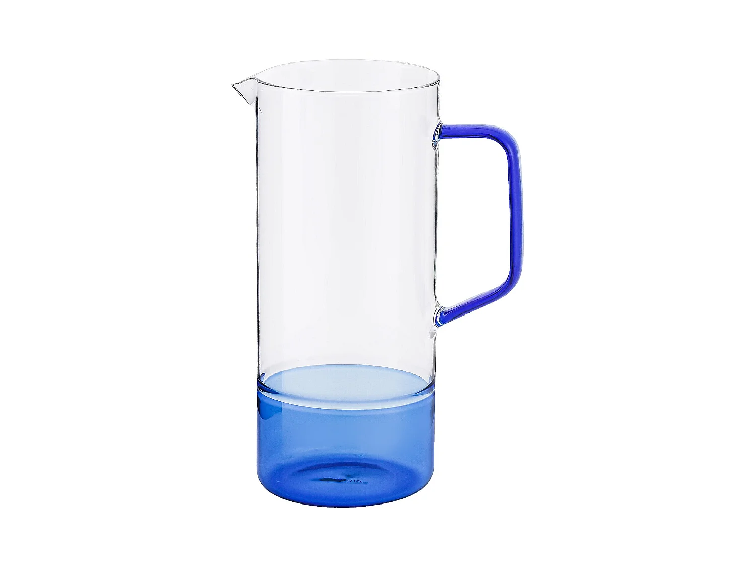 Habitat - Carafe en verre - 1L  - Bleu - Ambra