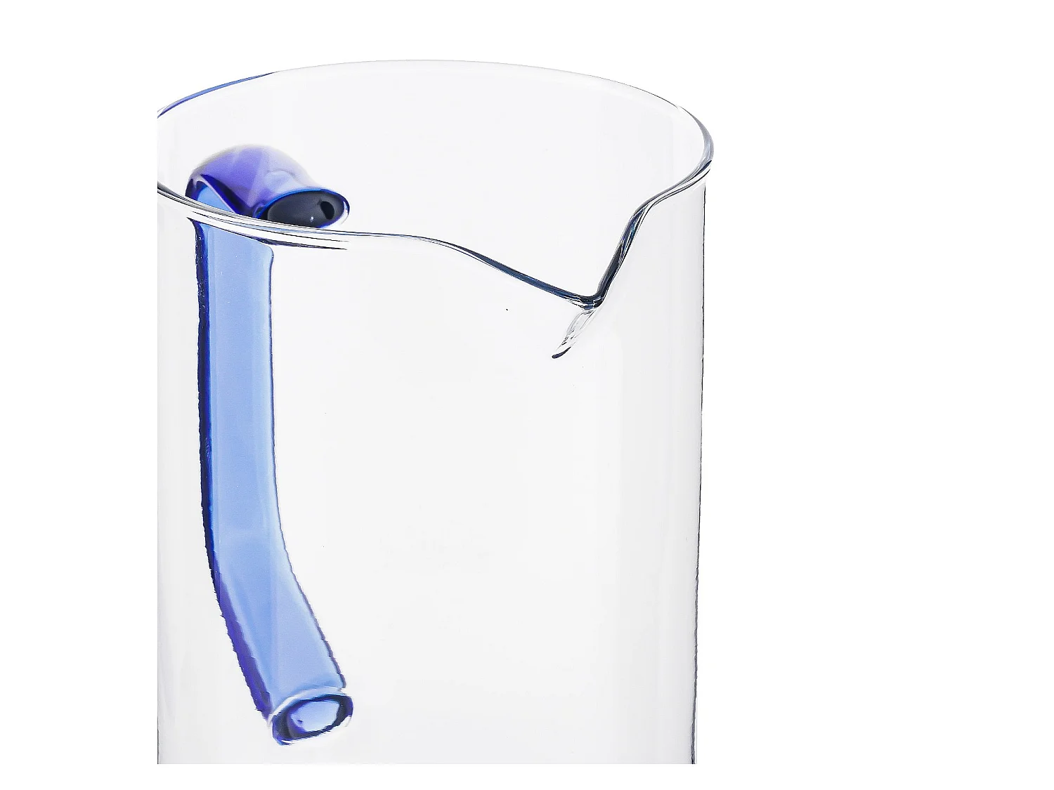 Habitat - Carafe en verre - 1L  - Bleu - Ambra