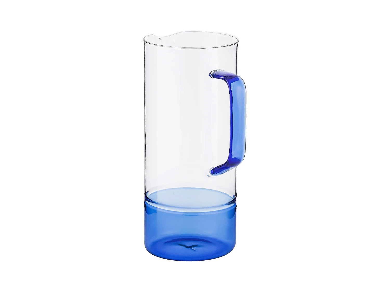 Habitat - Carafe en verre - 1L  - Bleu - Ambra