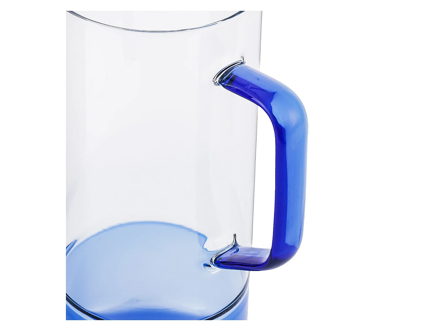 Habitat - Carafe en verre - 1L  - Bleu - Ambra