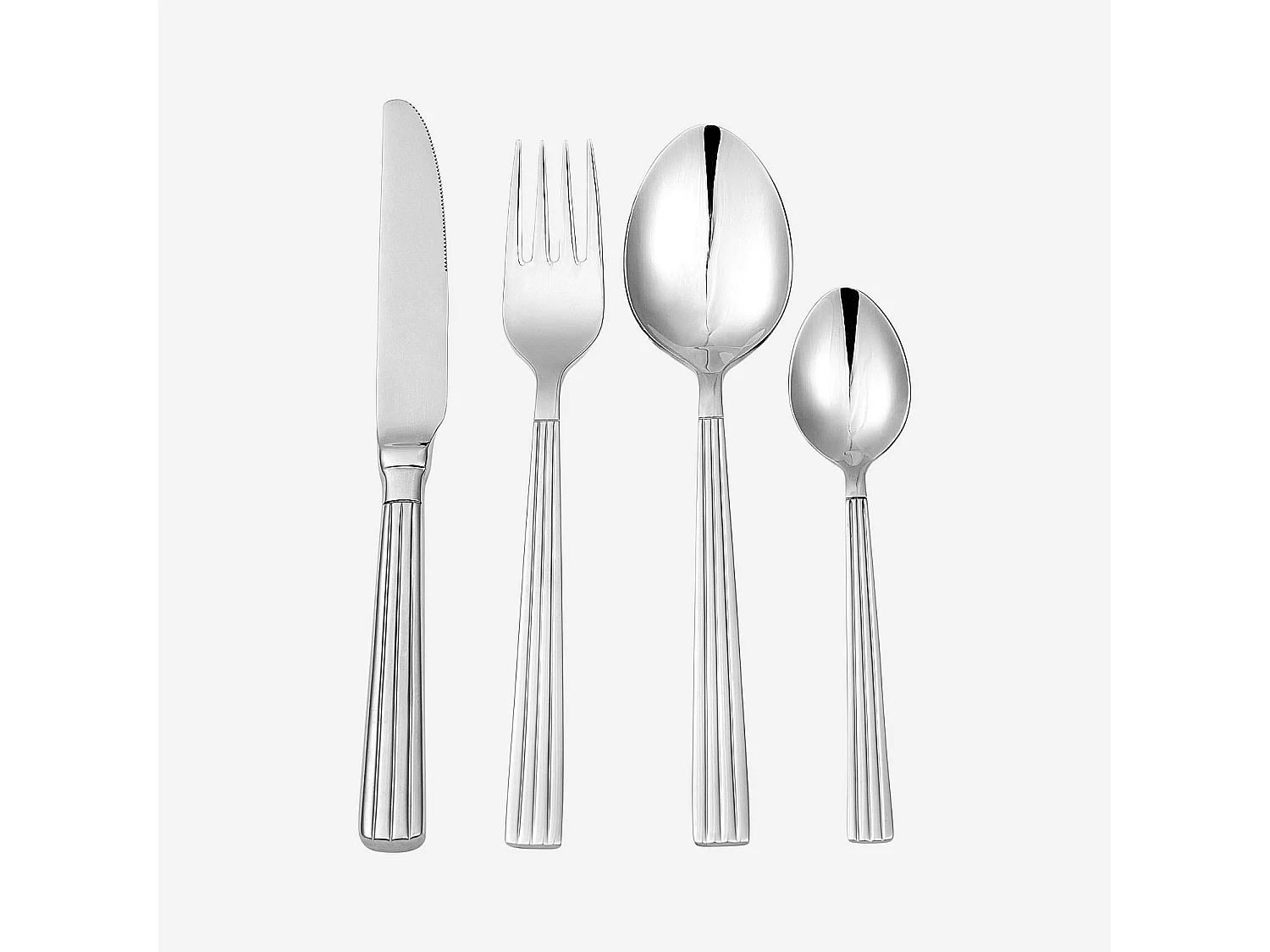 Ménagère 24 pièces en acier inoxydable