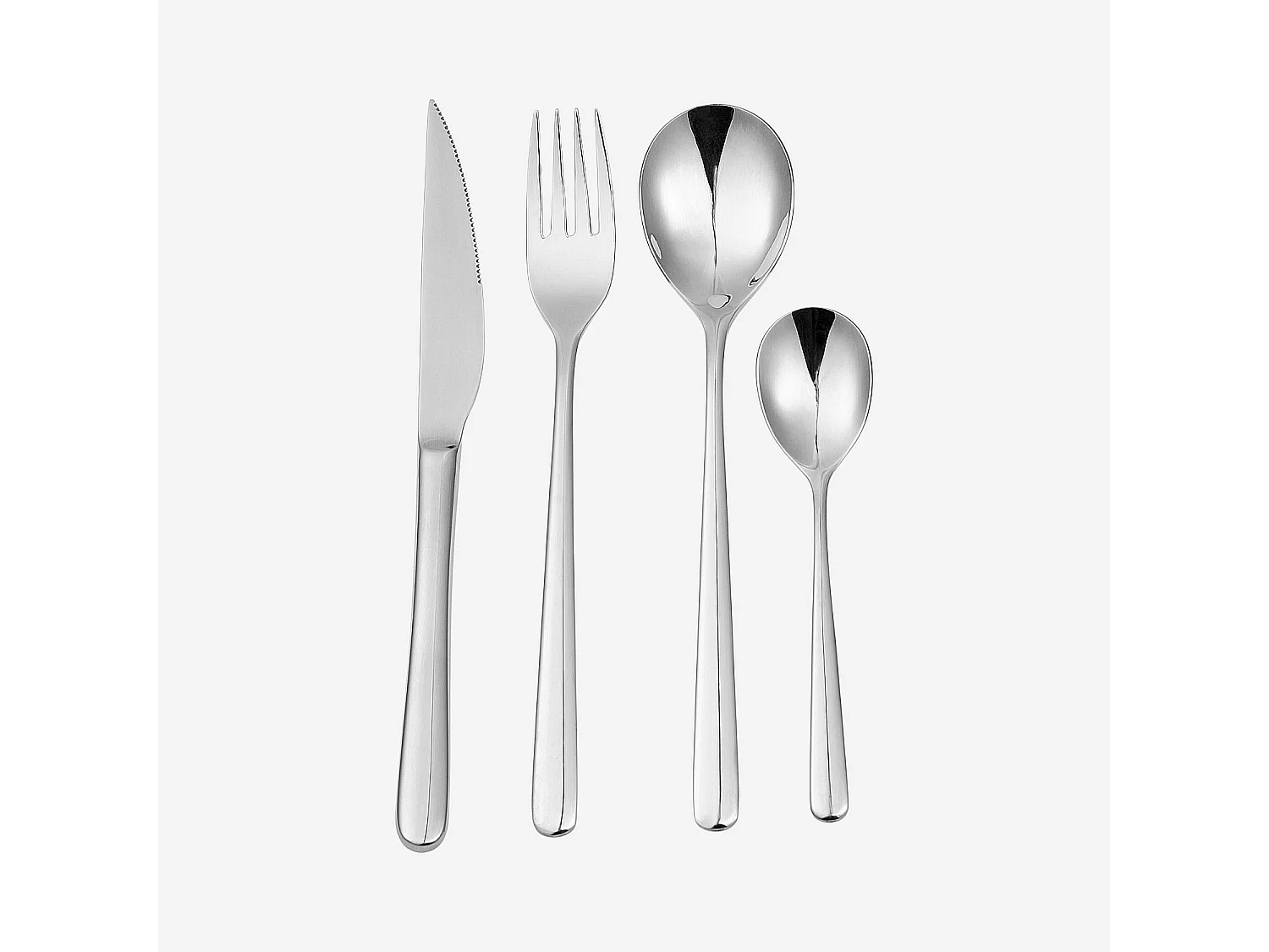 Ménagère 24 pièces en acier inoxydable