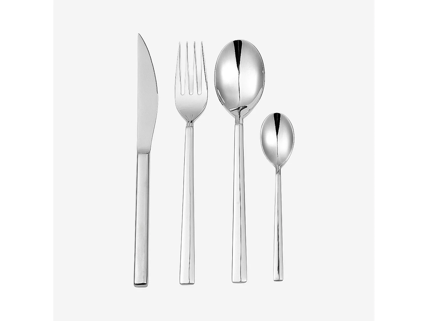 Ménagère 24 pièces en acier inoxydable