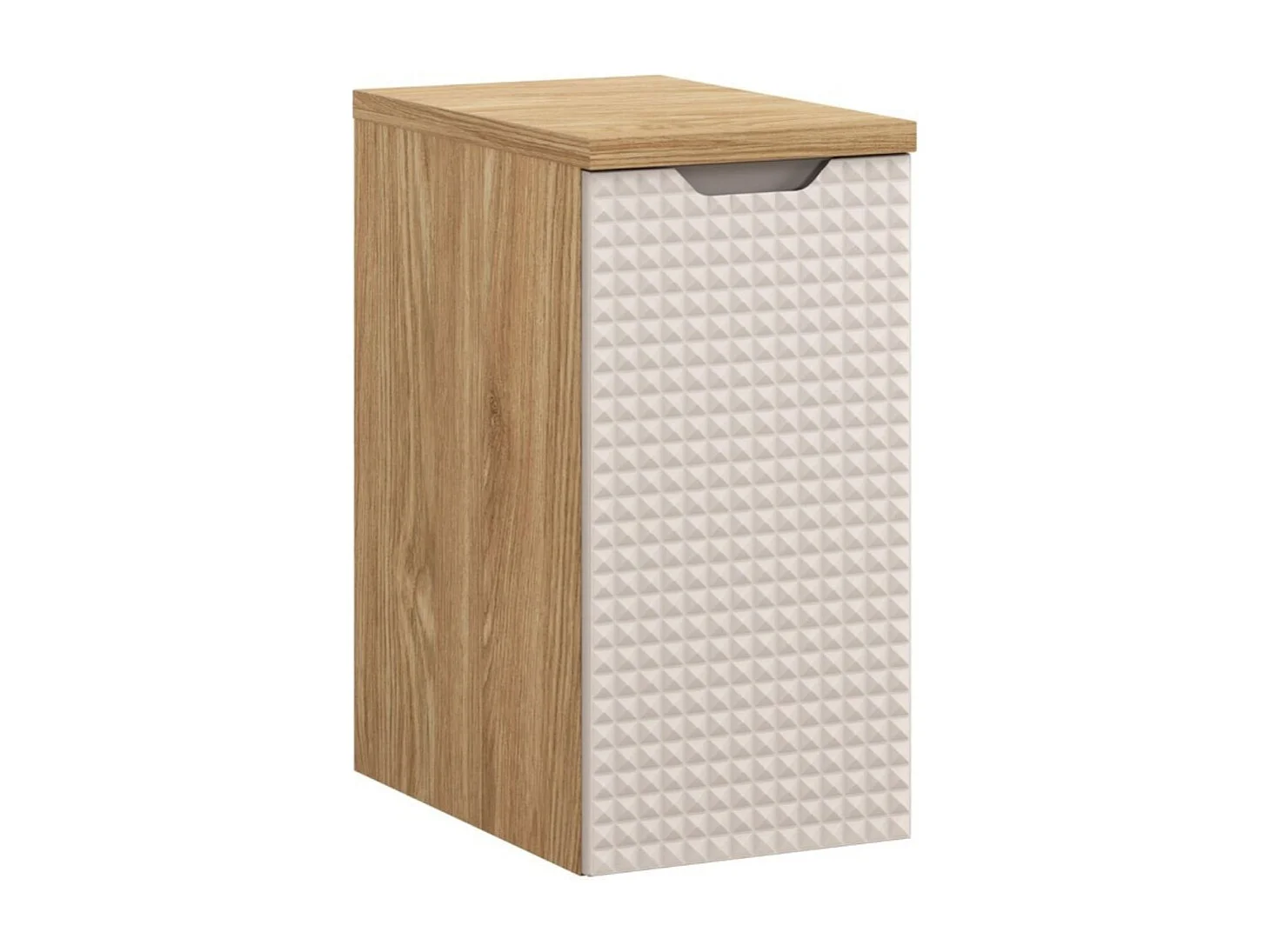 Plan vasque YOKA – Finition chêne clair, 30 cm