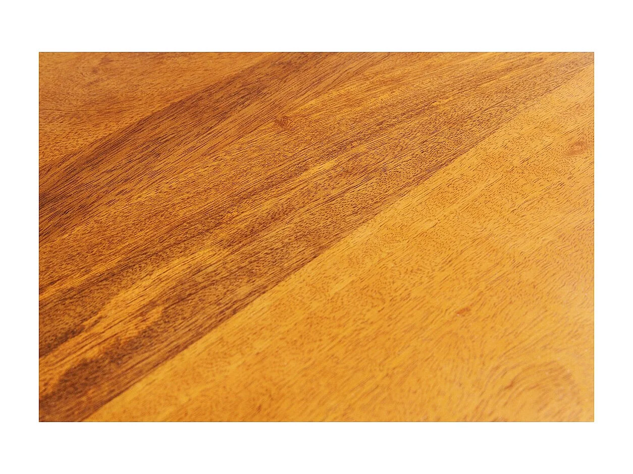 Buffet TERRAKAN 180 cm – Bois Massif de Manguier Marron – Façade Sculptée 3D