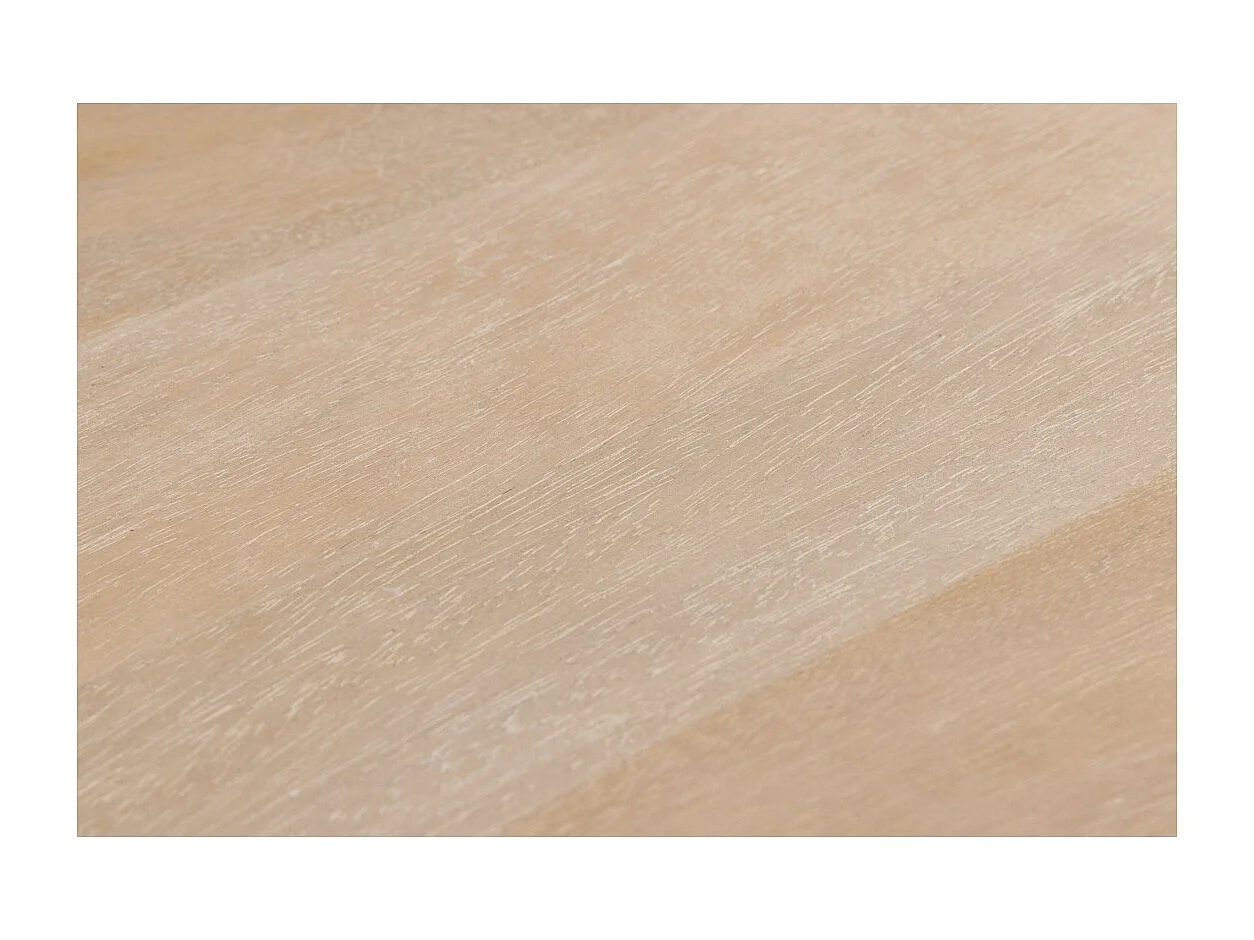 Buffet ORINO 170 cm – Madera maciza de mango blanqueado – Estilo Art Déco