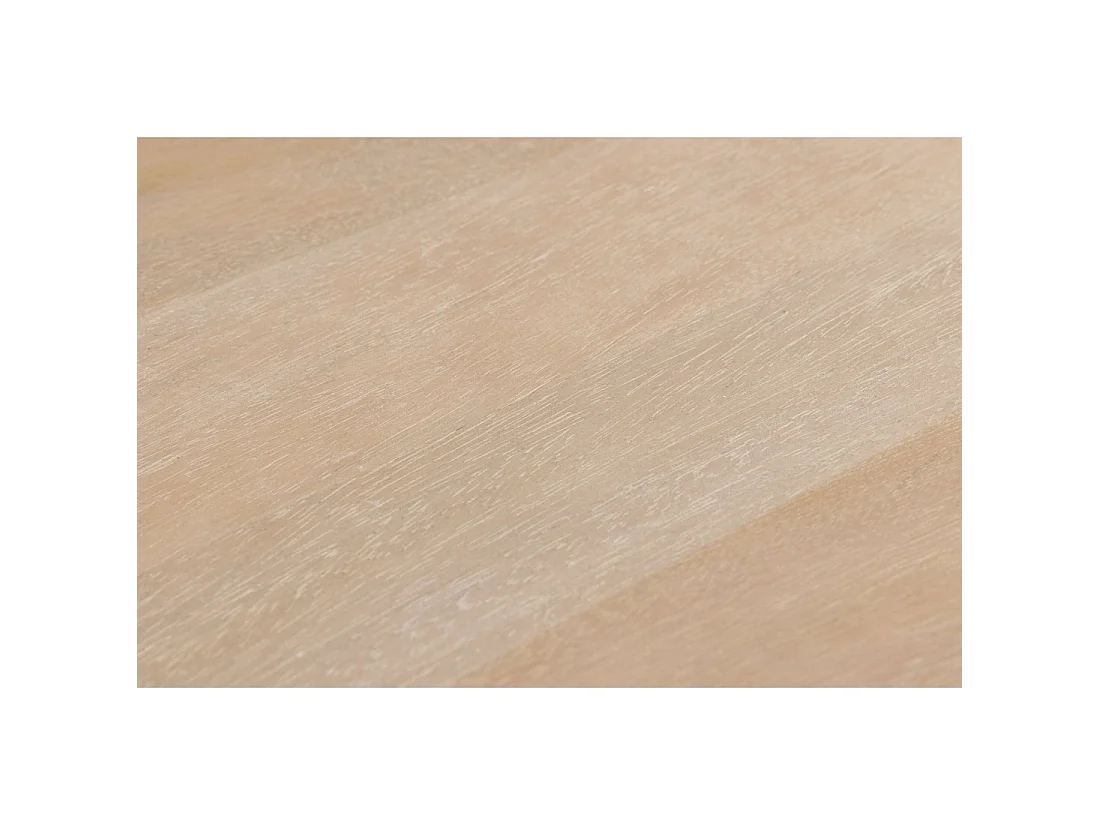 Buffet ORINO 170 cm – Massief mangohout in whitewash – Art Deco stijl