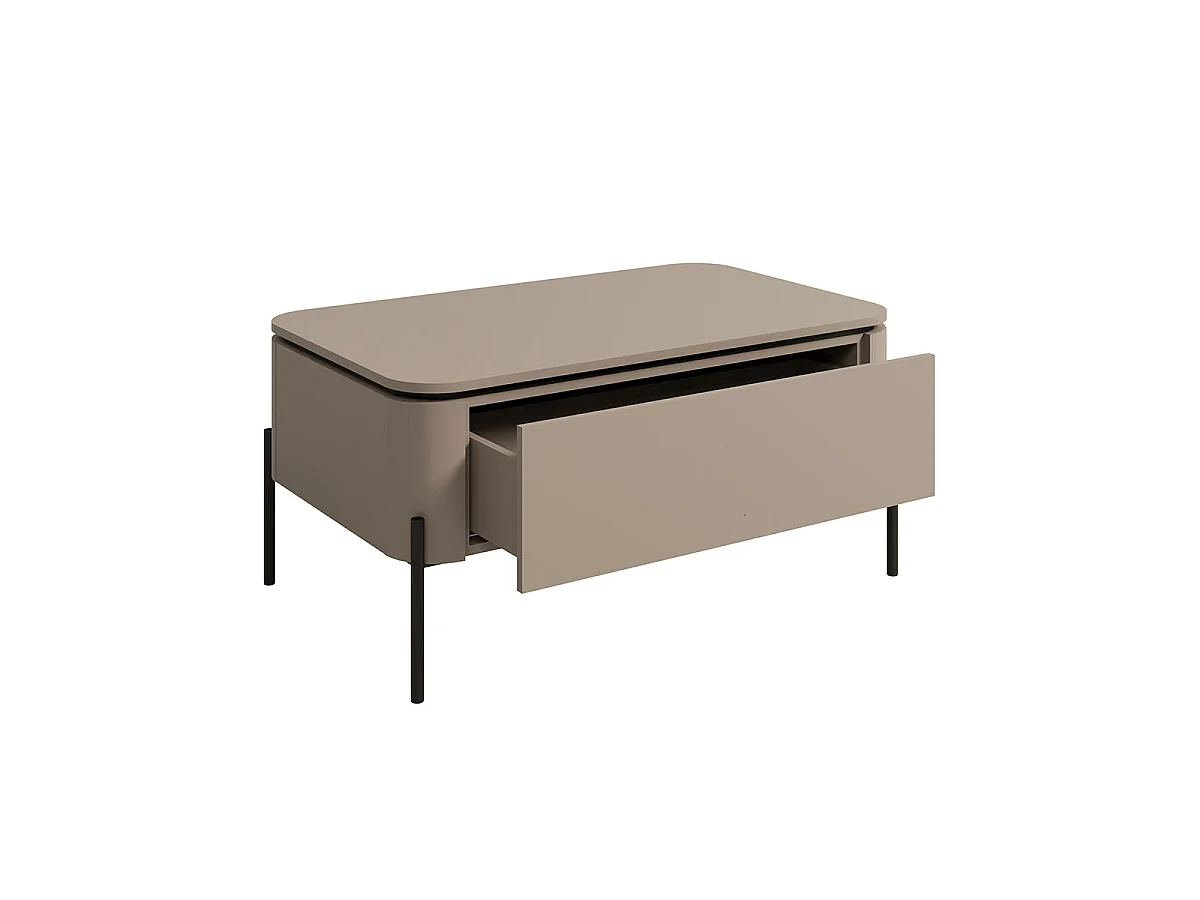 Table basse 1 tiroir Junon Taupe