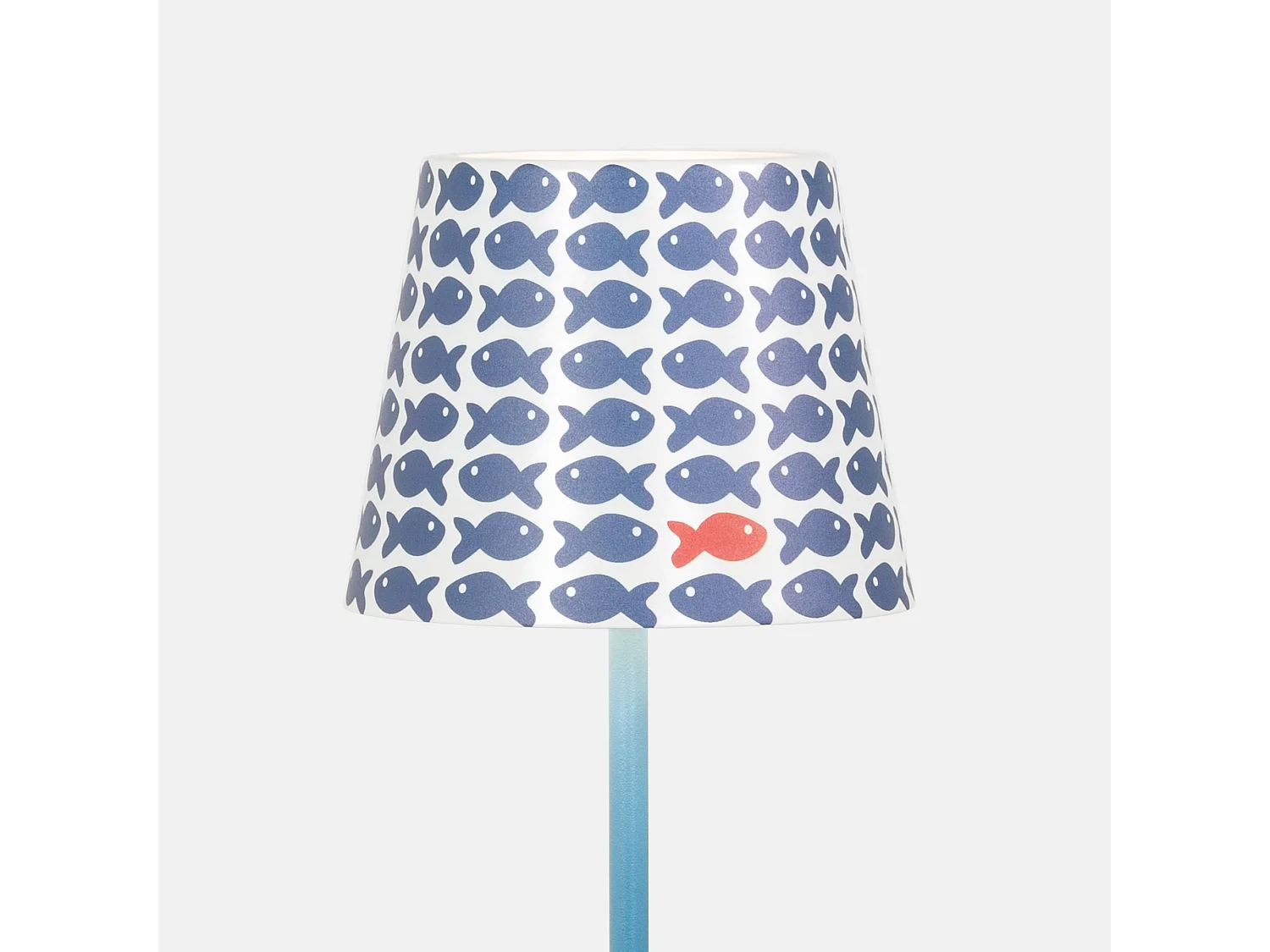 Lampe de table LED Zafferano Poldina Pro Avio Blue rechargeable dimmable autonomie jusqu'à 12 h IP65 usage extérieur