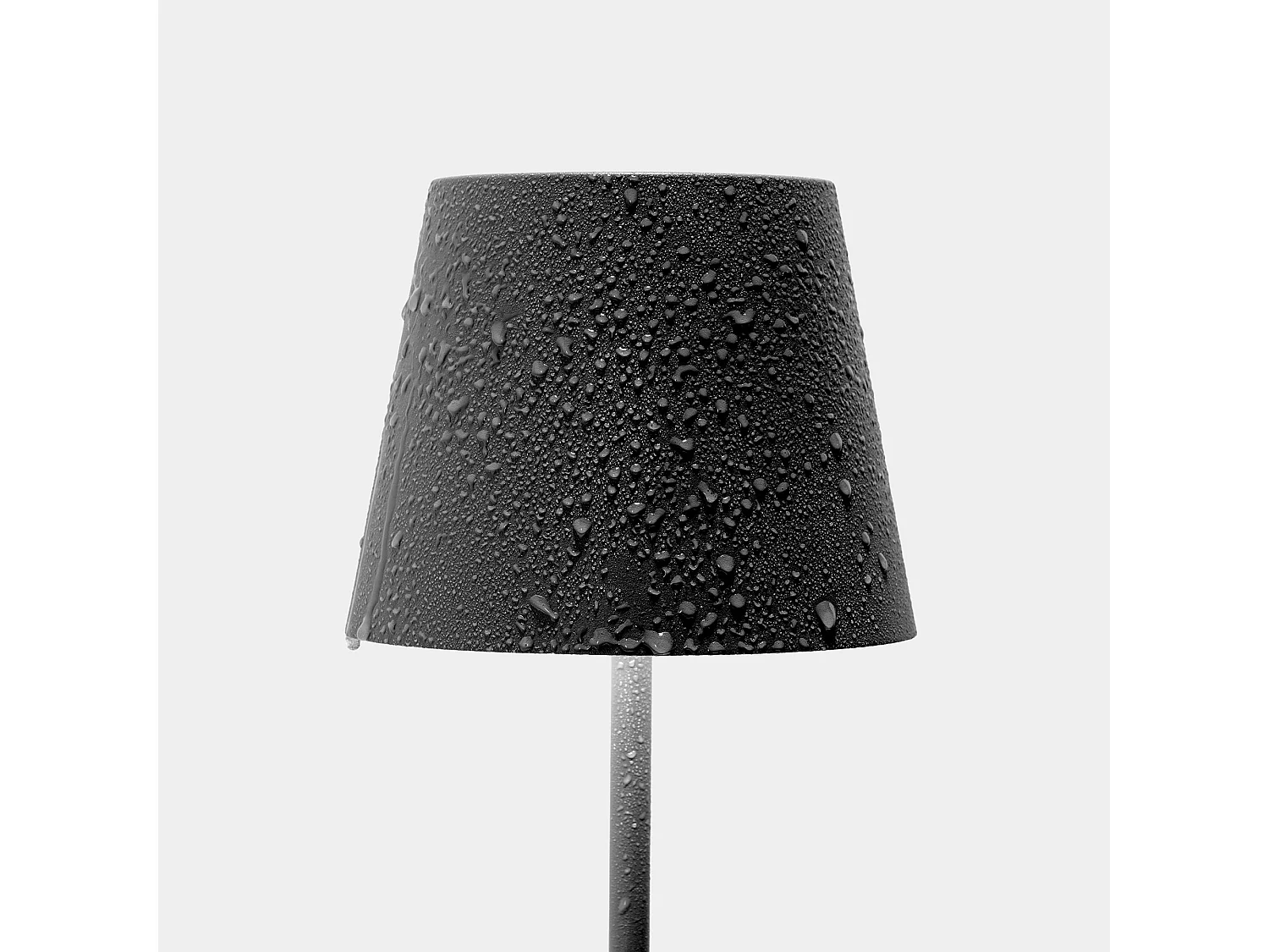 Lampe de table LED Zafferano Poldina Pro Avio Blue rechargeable dimmable autonomie jusqu'à 12 h IP65 usage extérieur