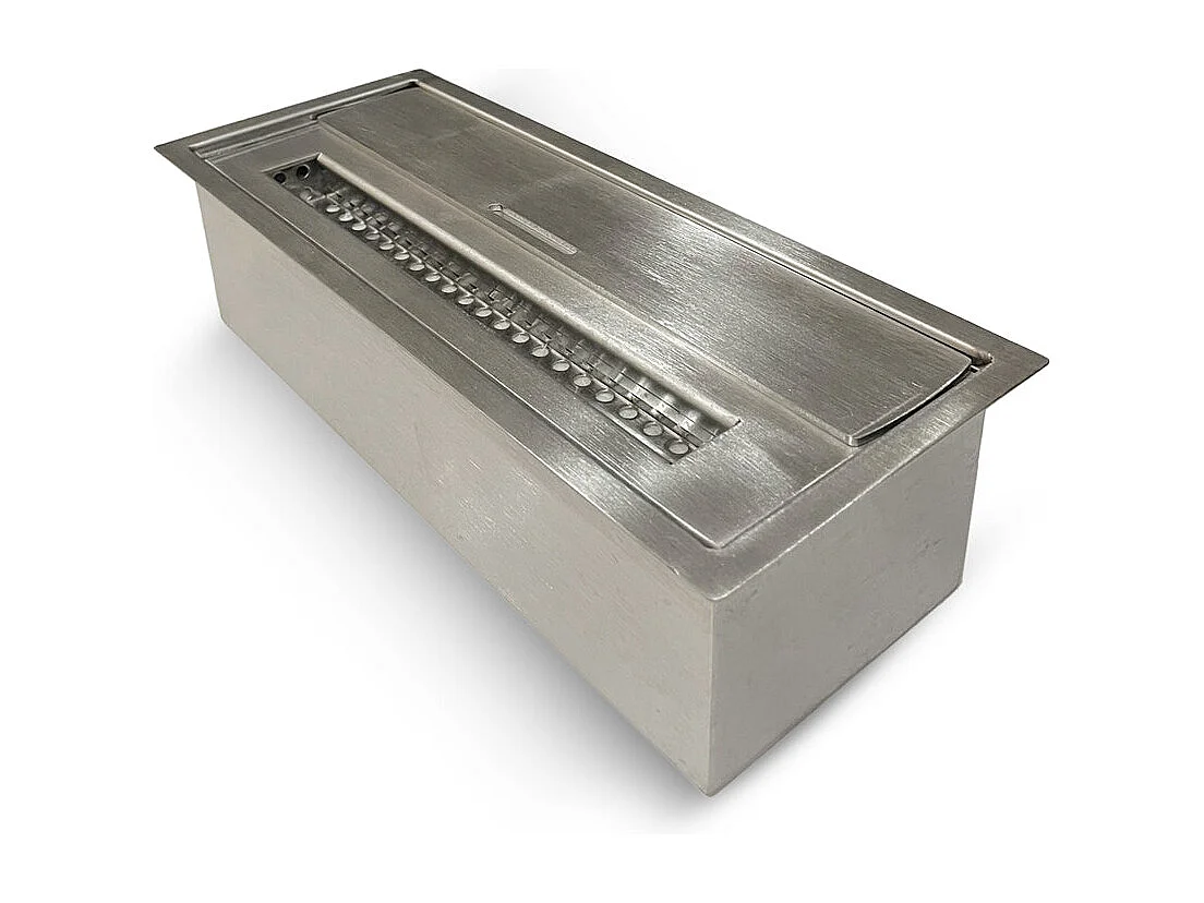 Bruciatore a bioetanolo 1.5LT ACCIAIO INOX 430SS L30 x P12.5 x H8.5 cm