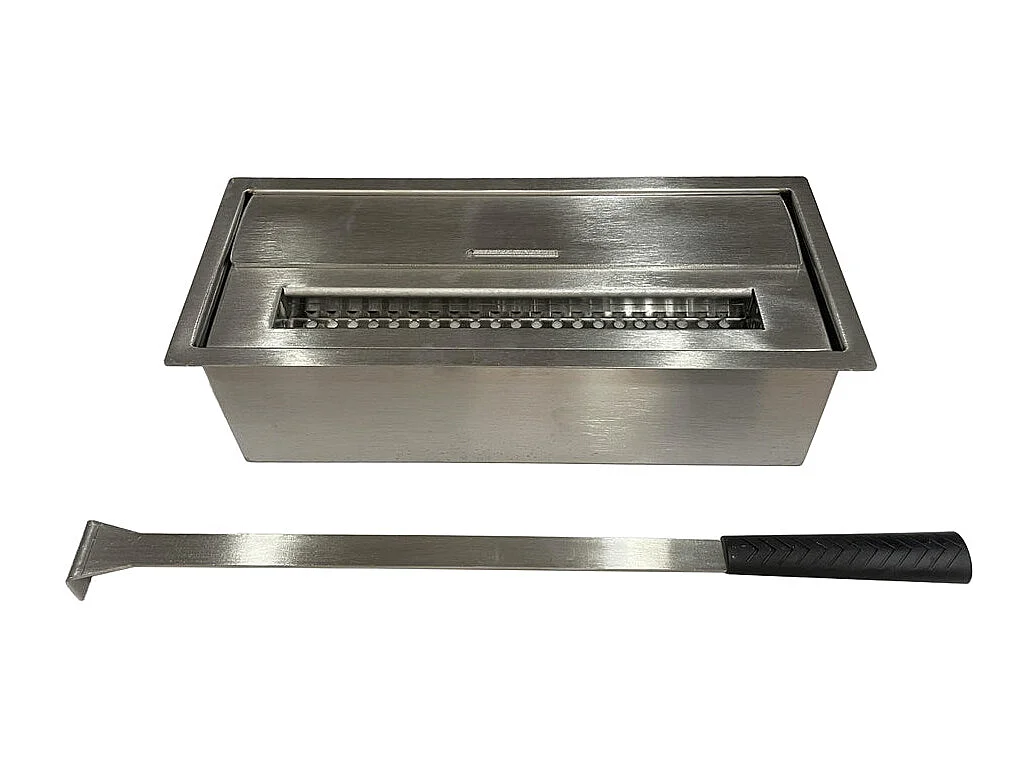 Bruciatore a bioetanolo 1.5LT ACCIAIO INOX 430SS L30 x P12.5 x H8.5 cm