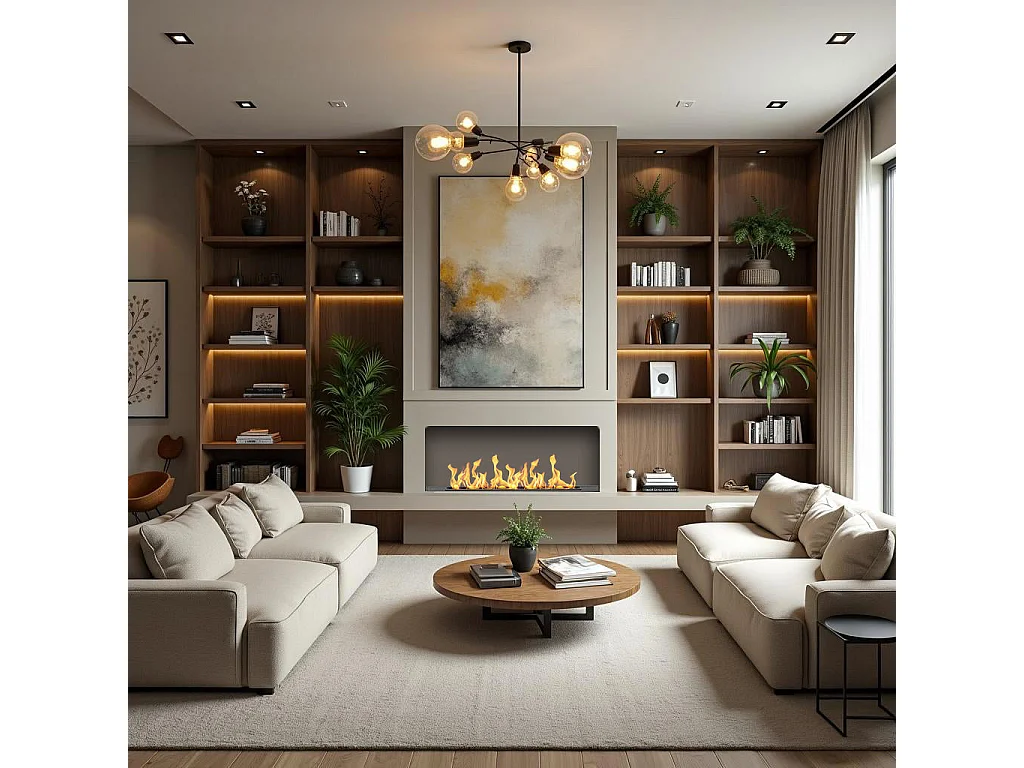 Quemador automático de bioetanol integrado Slim 100 Smart APP