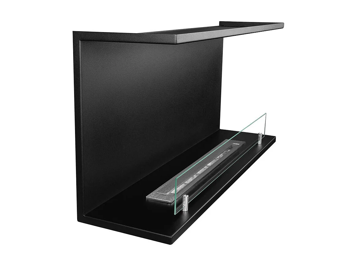 Camino a bioetanolo da incasso Trifacciale biocamino a 3 lati aperti 90x45 TREVI 90