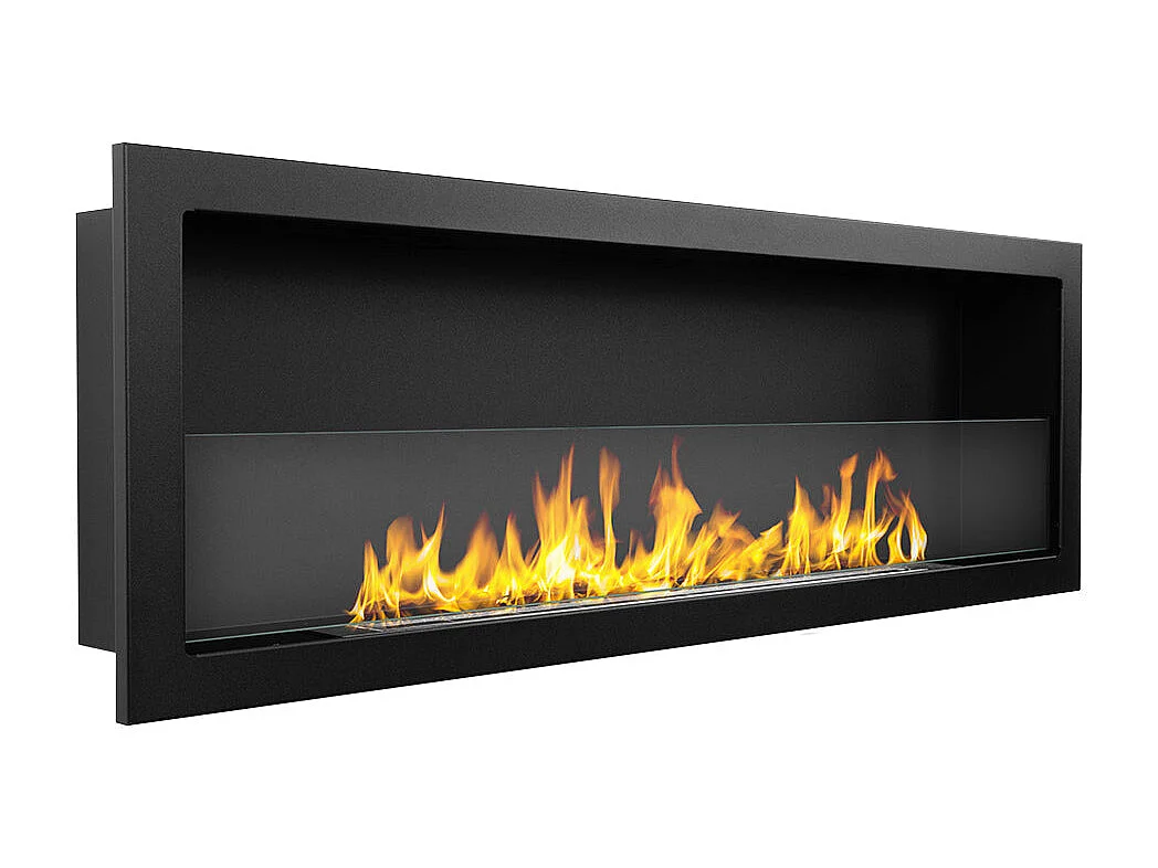 Chimenea de bioetanol de pared FURORE 120, 120x40 cm