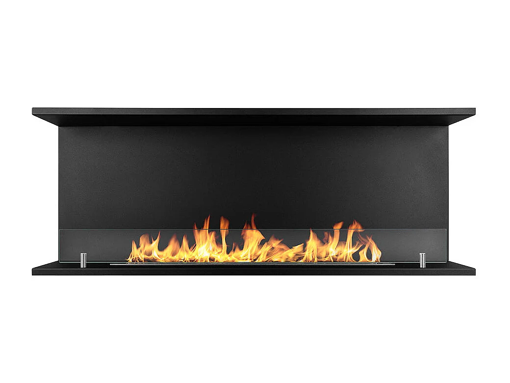 Camino a bioetanolo da incasso Trifacciale biocamino a 3 lati aperti 120x50 TREVI 120