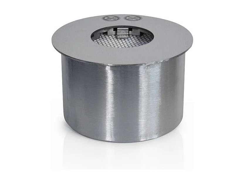 Quemador redondo para chimenea de bioetanol, acero inoxidable, 2 litros, diámetro 20 cm.