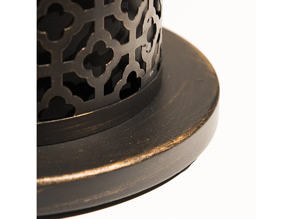 TOLOSA Black Gold bioethanolpejs, bordpejs, D20 x H49,5, indendørs og udendørs