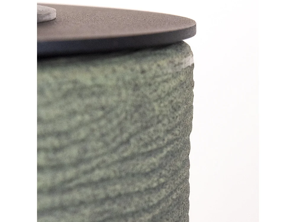 Camino a bioetanolo braciere da giardino da terra per interno esterno RAFFAELLO Verde Salvia d.35 x h55