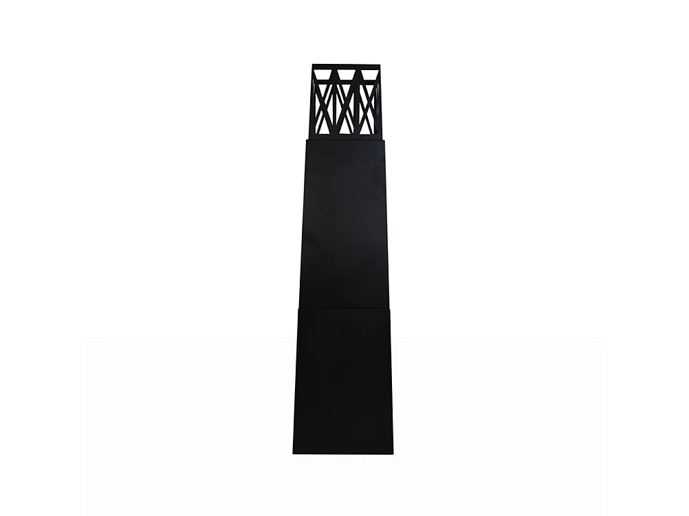 Vulcano Nero 40x40x145mm udendørs bioethanol havepejs