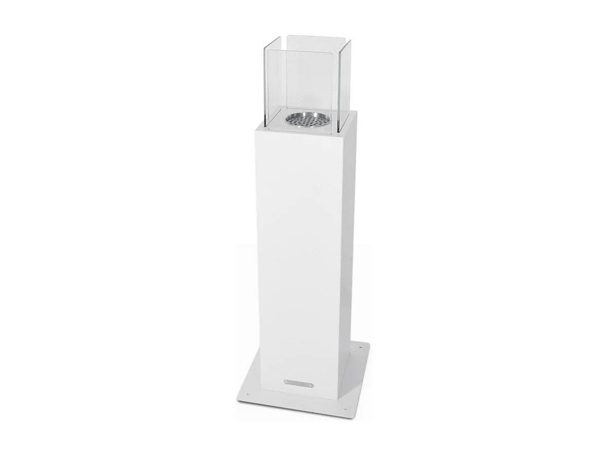Chimenea de jardín de bioetanol para exterior Capri 70 White
