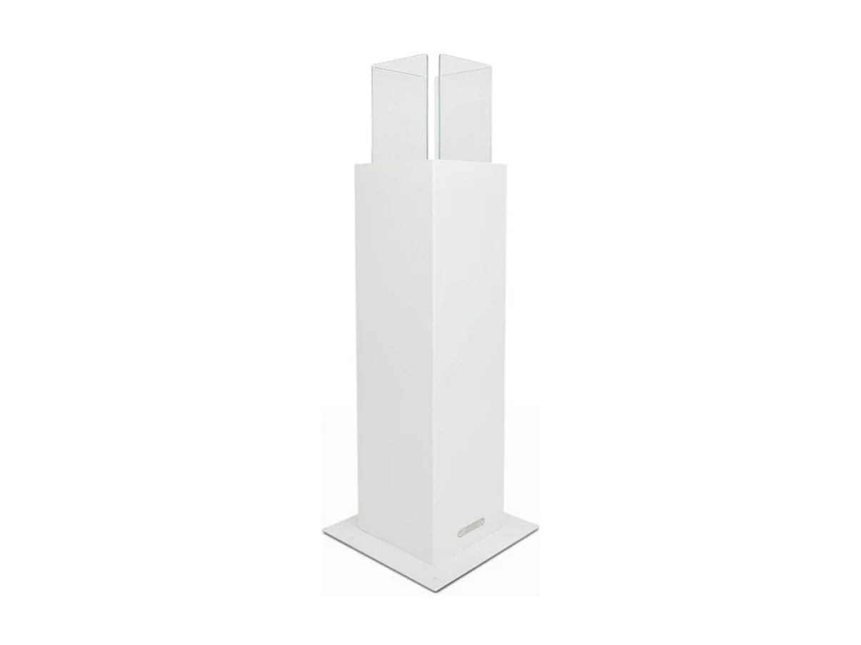 Chimenea de jardín de bioetanol para exterior Capri 70 White