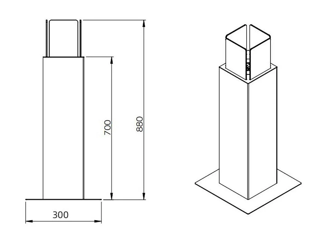 Chimenea de jardín de bioetanol para exterior Capri 70 White